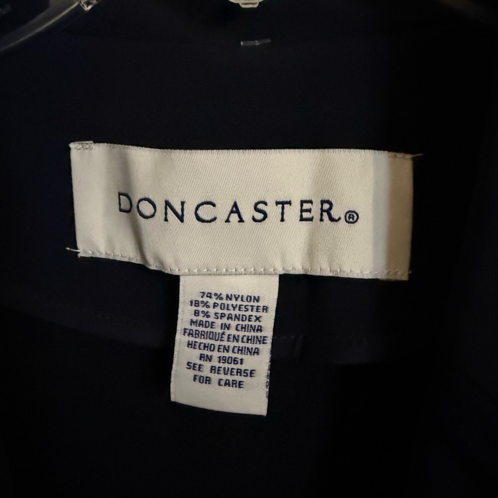 Doncaster Women's Black Blazer with Gold Accents NWT - Picture 2 of 7